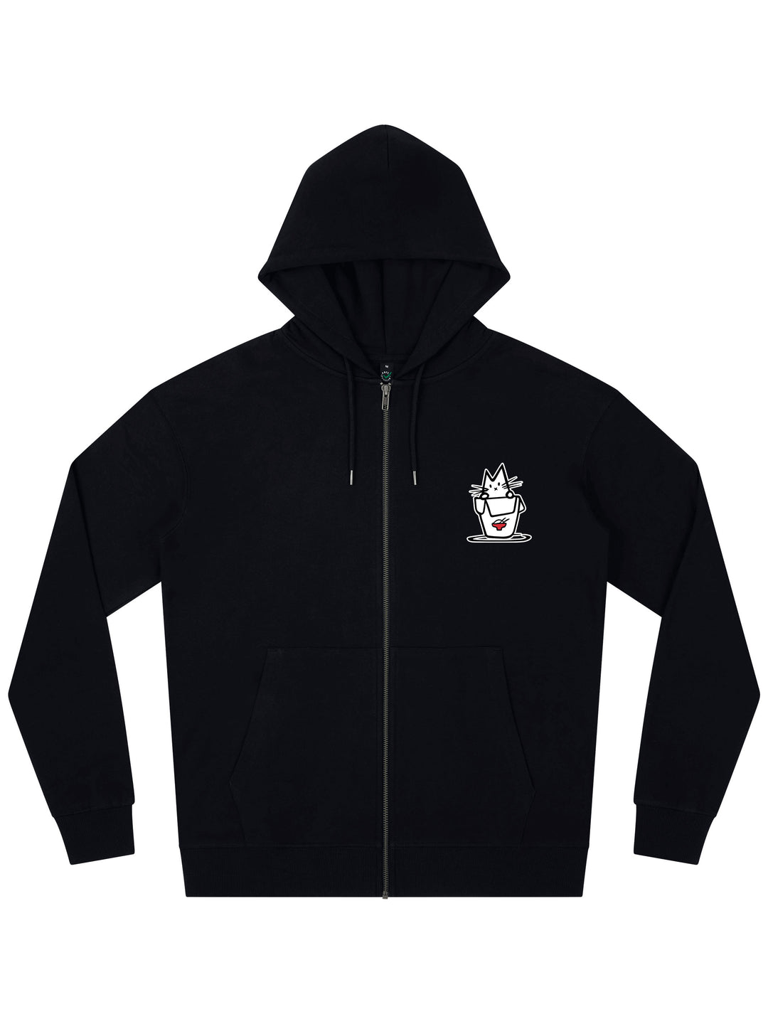 Noodle Cat Zip Hoodie - TOMOTO