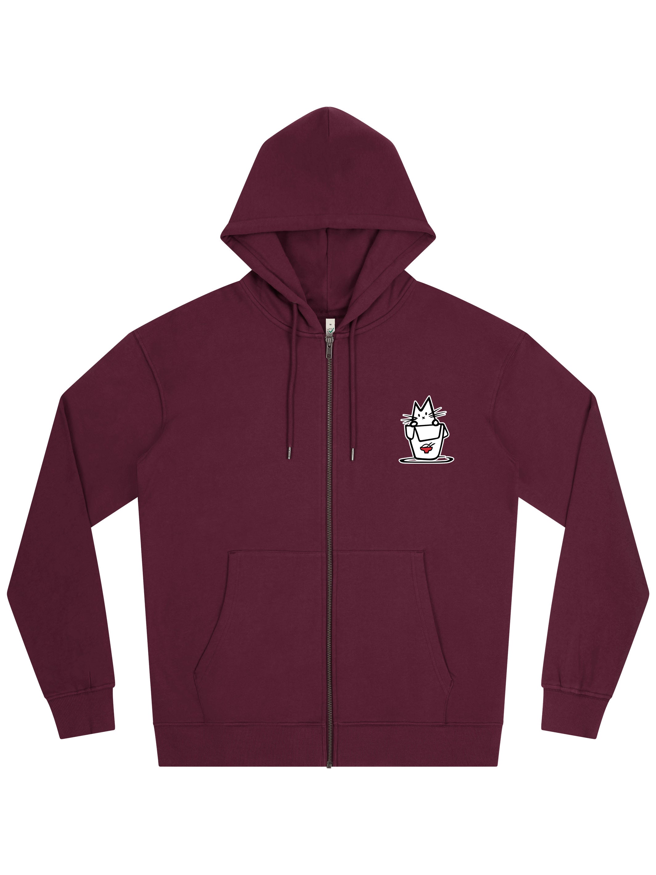 Noodle Cat Zip Hoodie - TOMOTO