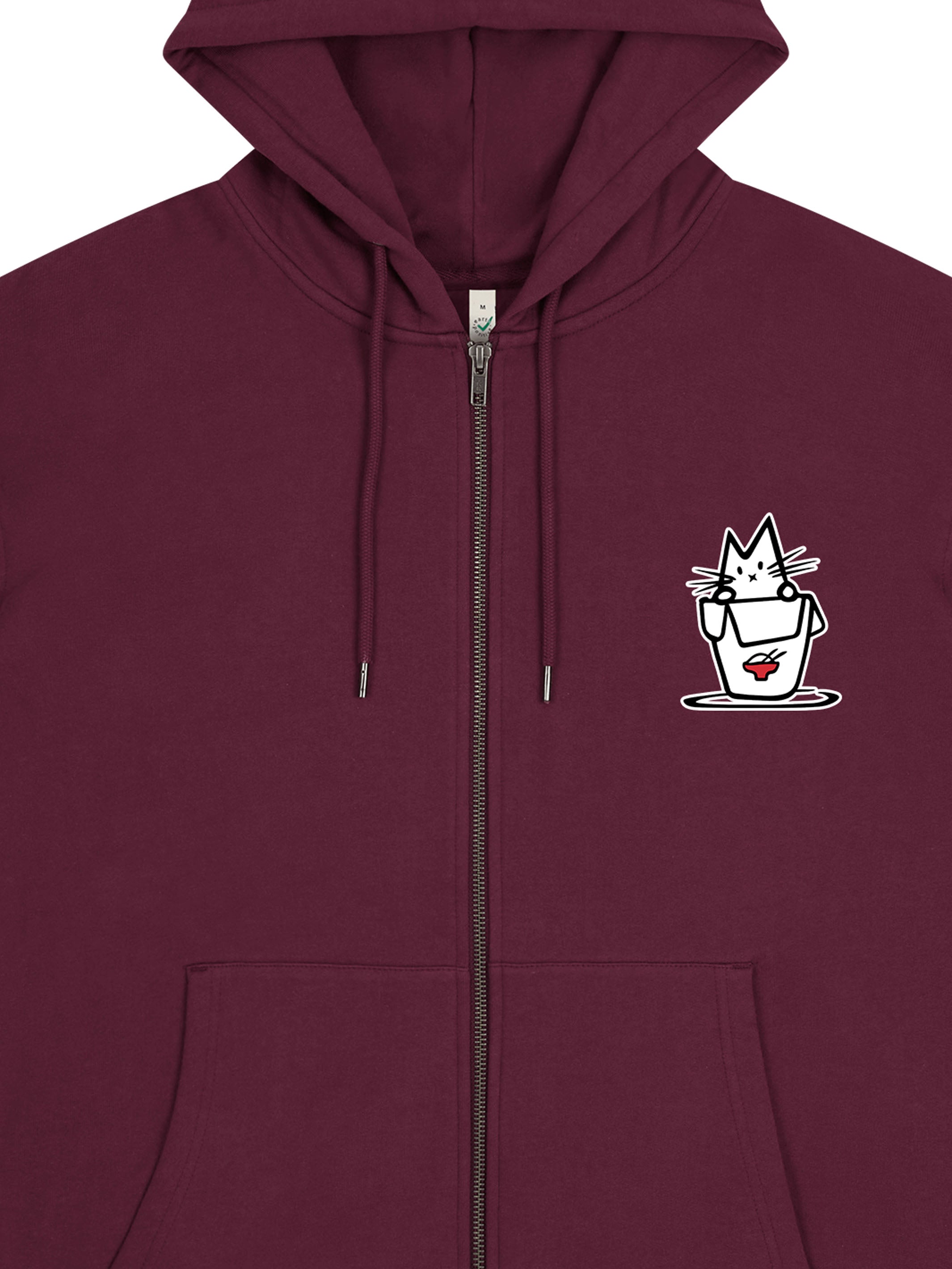 Noodle Cat Zip Hoodie - TOMOTO