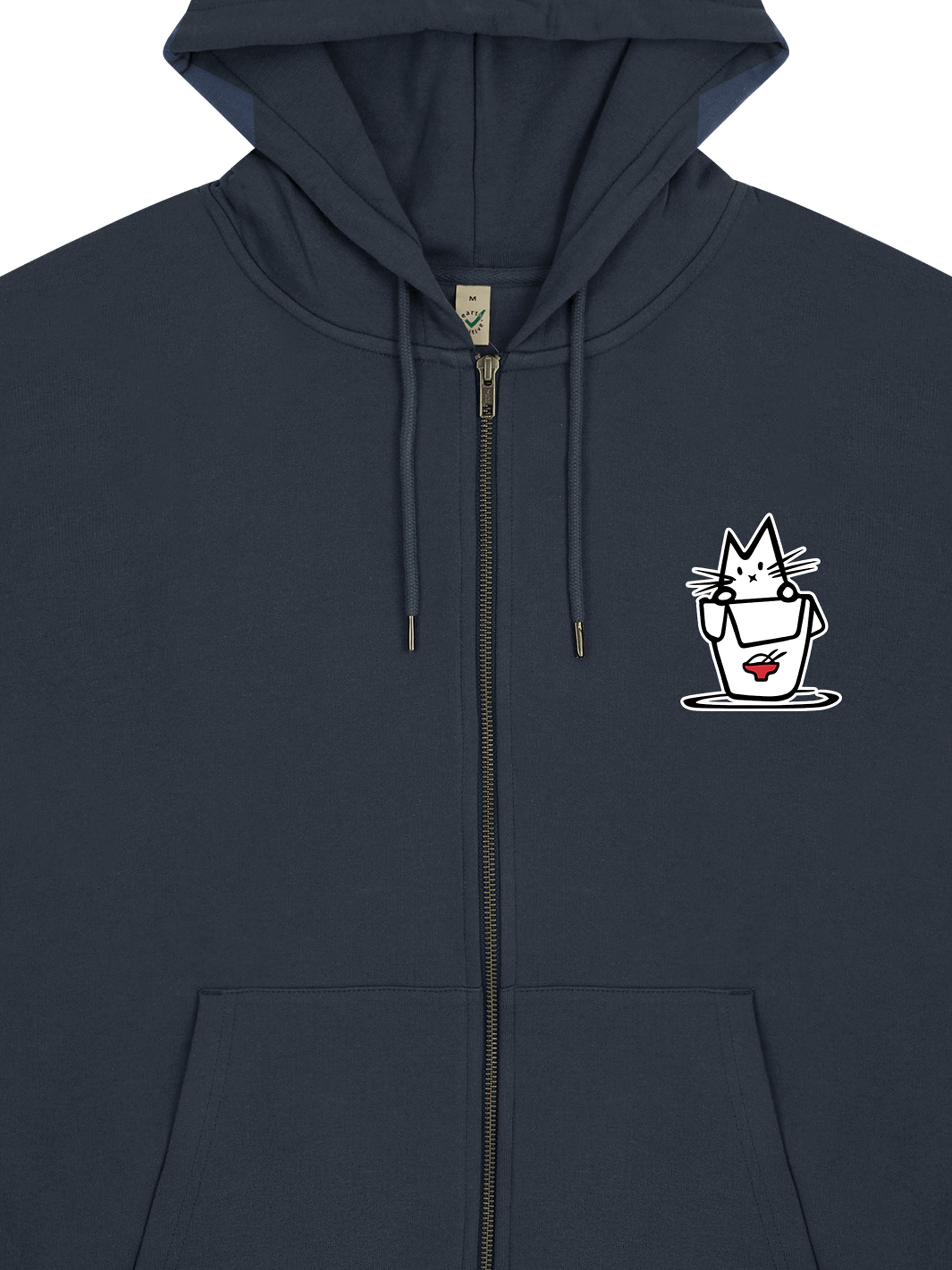 Noodle Cat Zip Hoodie - TOMOTO