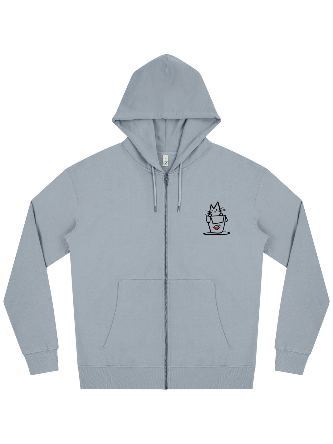 Noodle Cat Zip Hoodie - TOMOTO