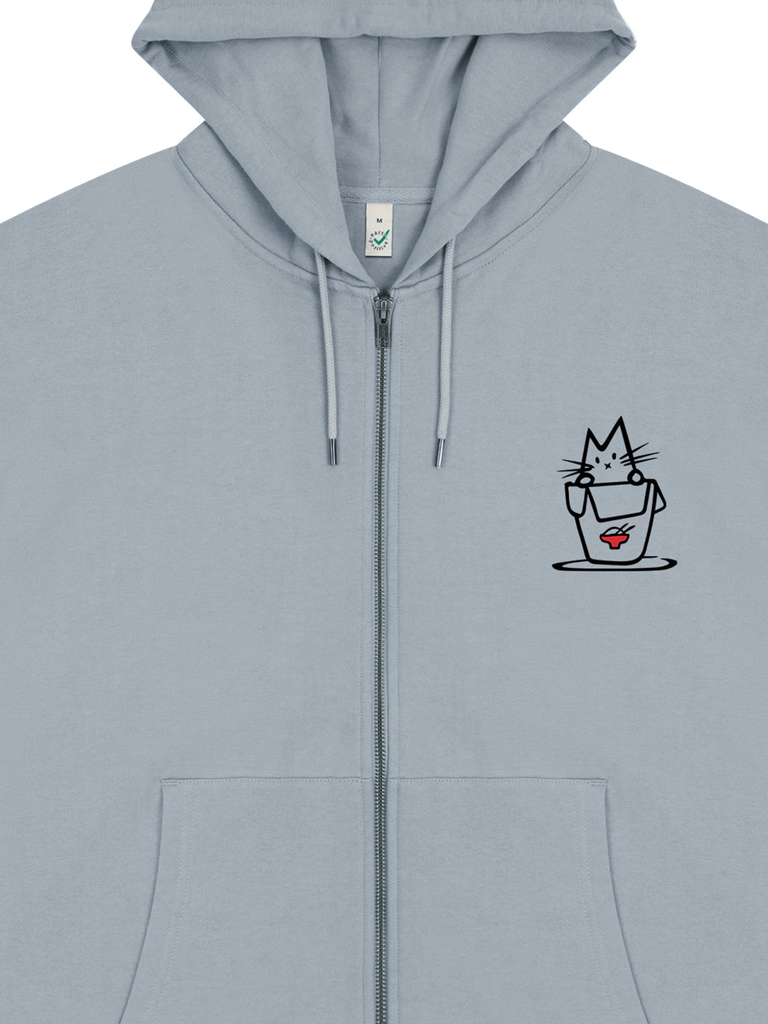 Noodle Cat Zip Hoodie - TOMOTO