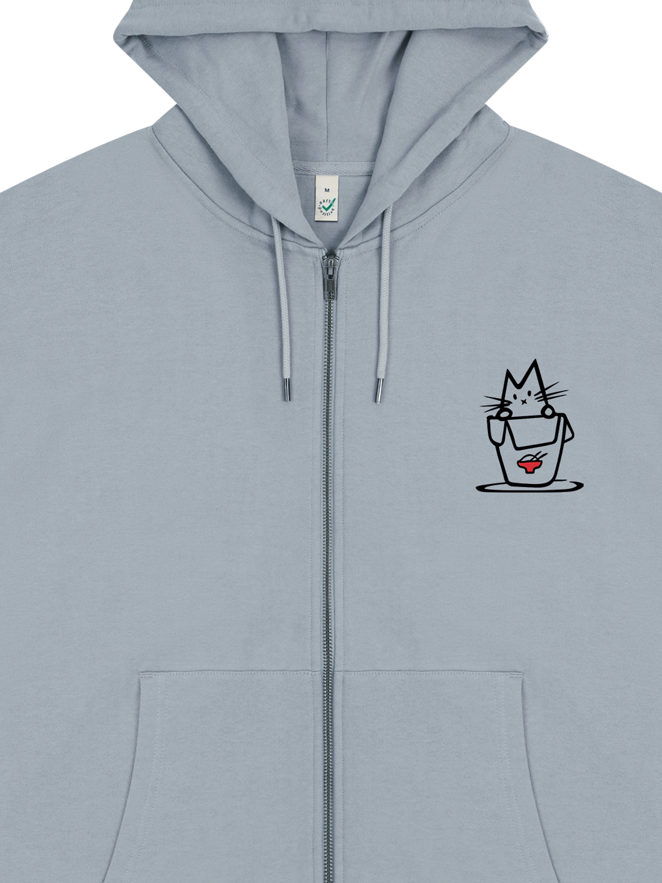 Noodle Cat Zip Hoodie - TOMOTO