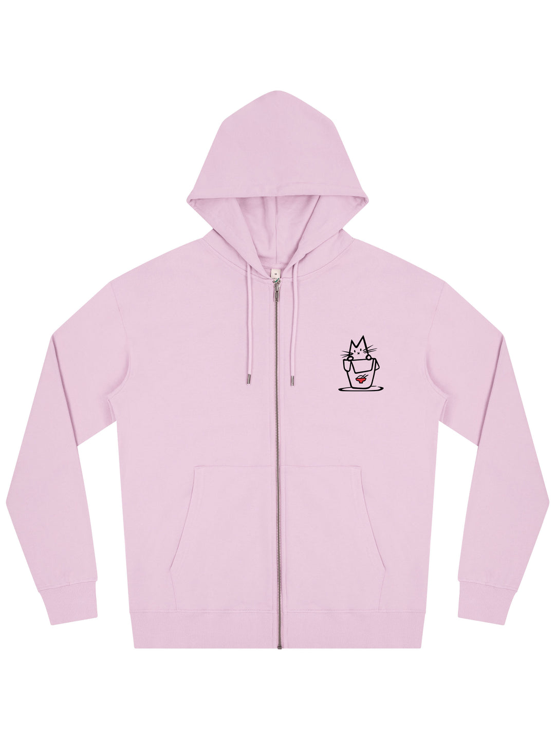 Noodle Cat Zip Hoodie - TOMOTO