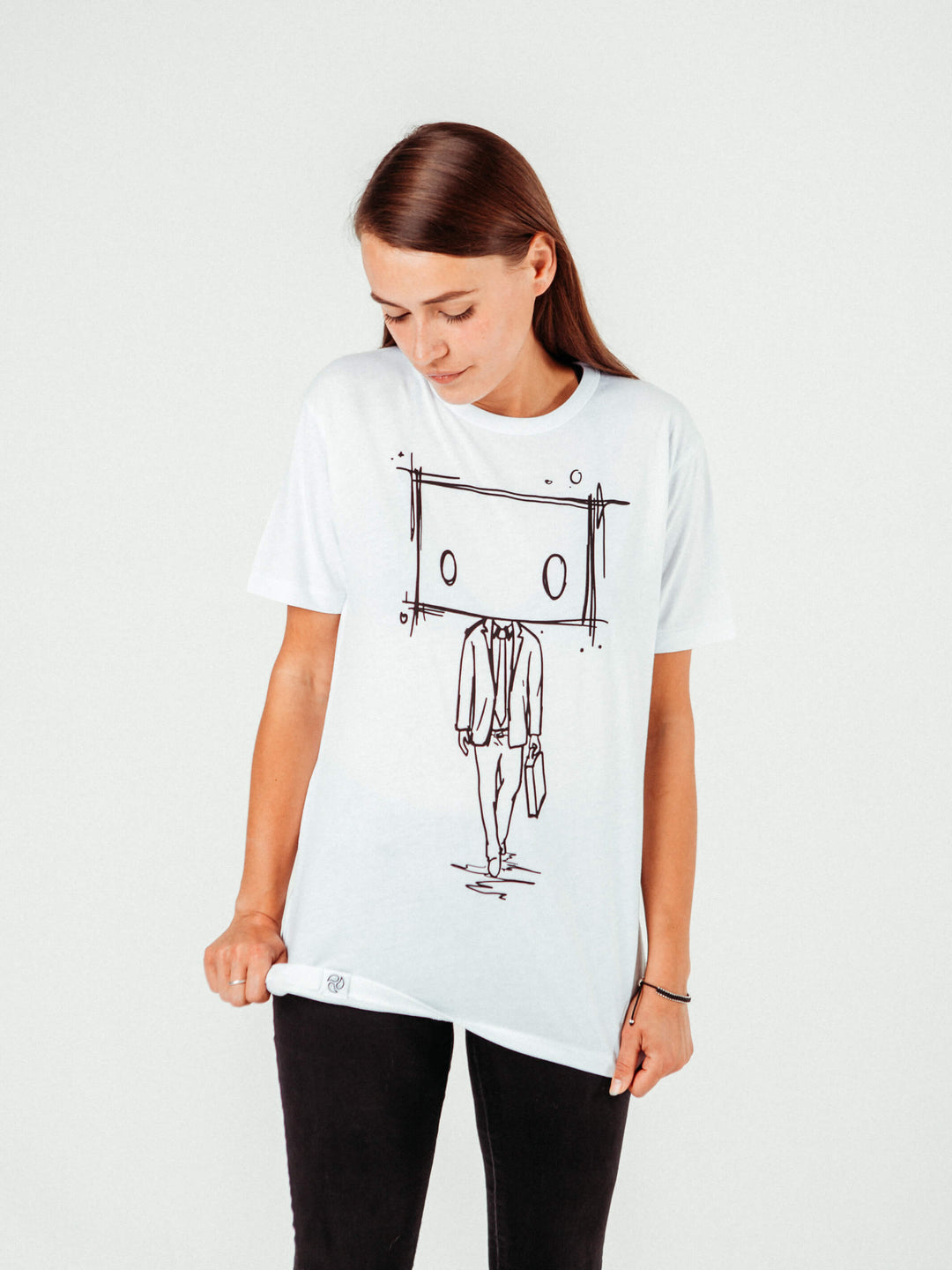 Boxman T-shirt - TOMOTO #colour_white