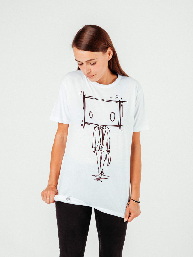Boxman T-shirt - TOMOTO #colour_white