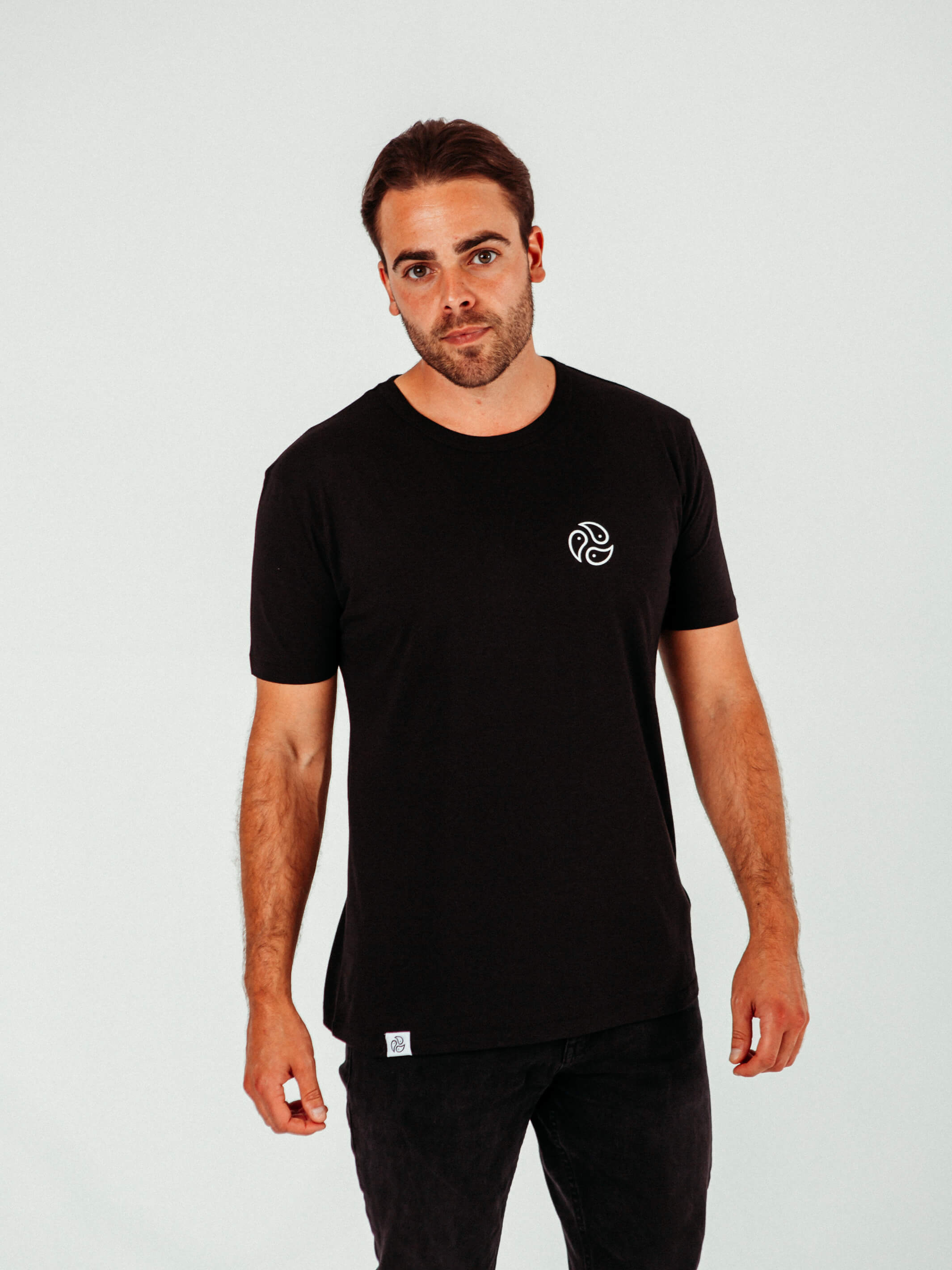 Classic Black T-Shirt - TOMOTO #colour_black