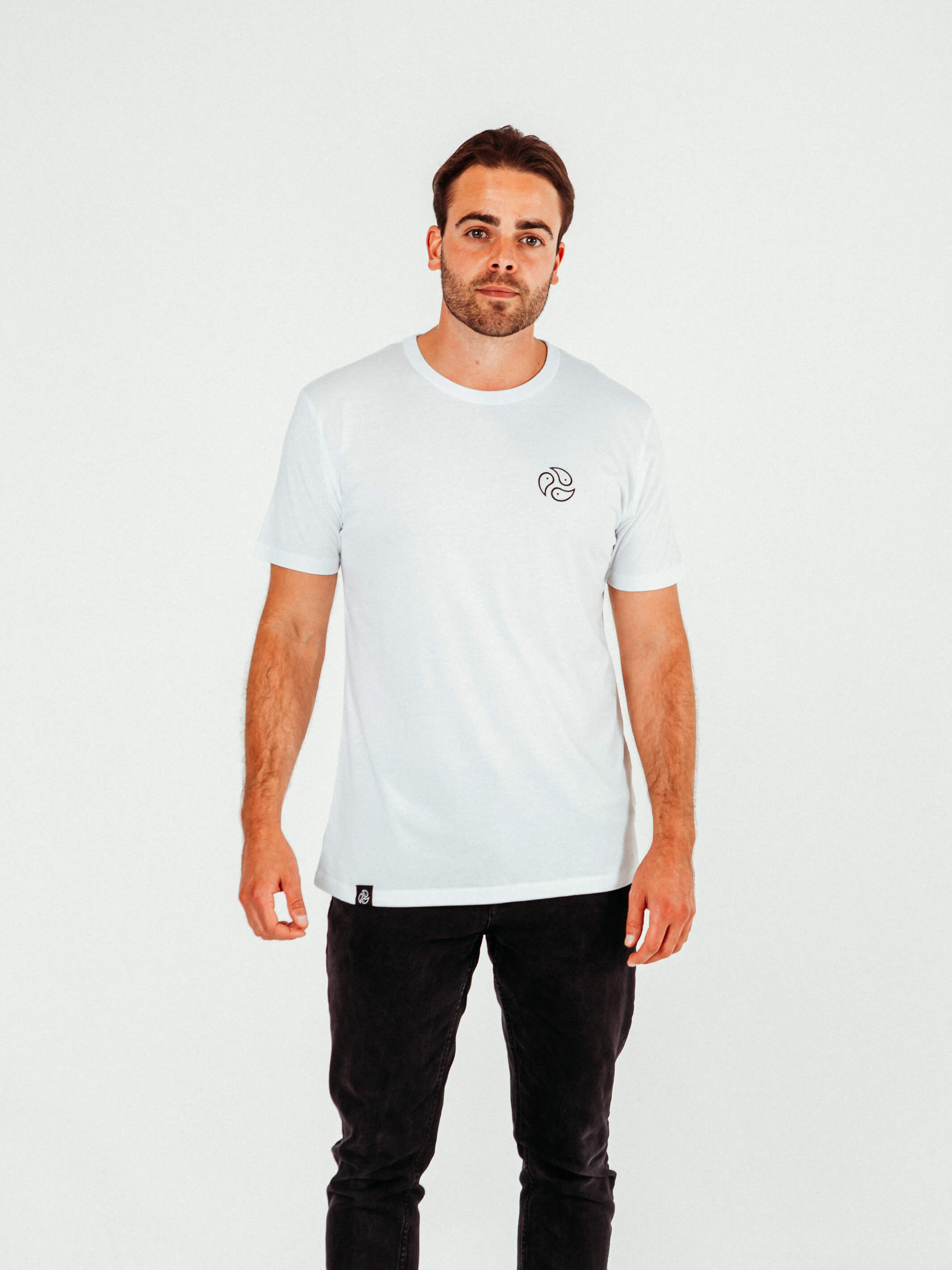 Classic White T-Shirt - TOMOTO #colour_white
