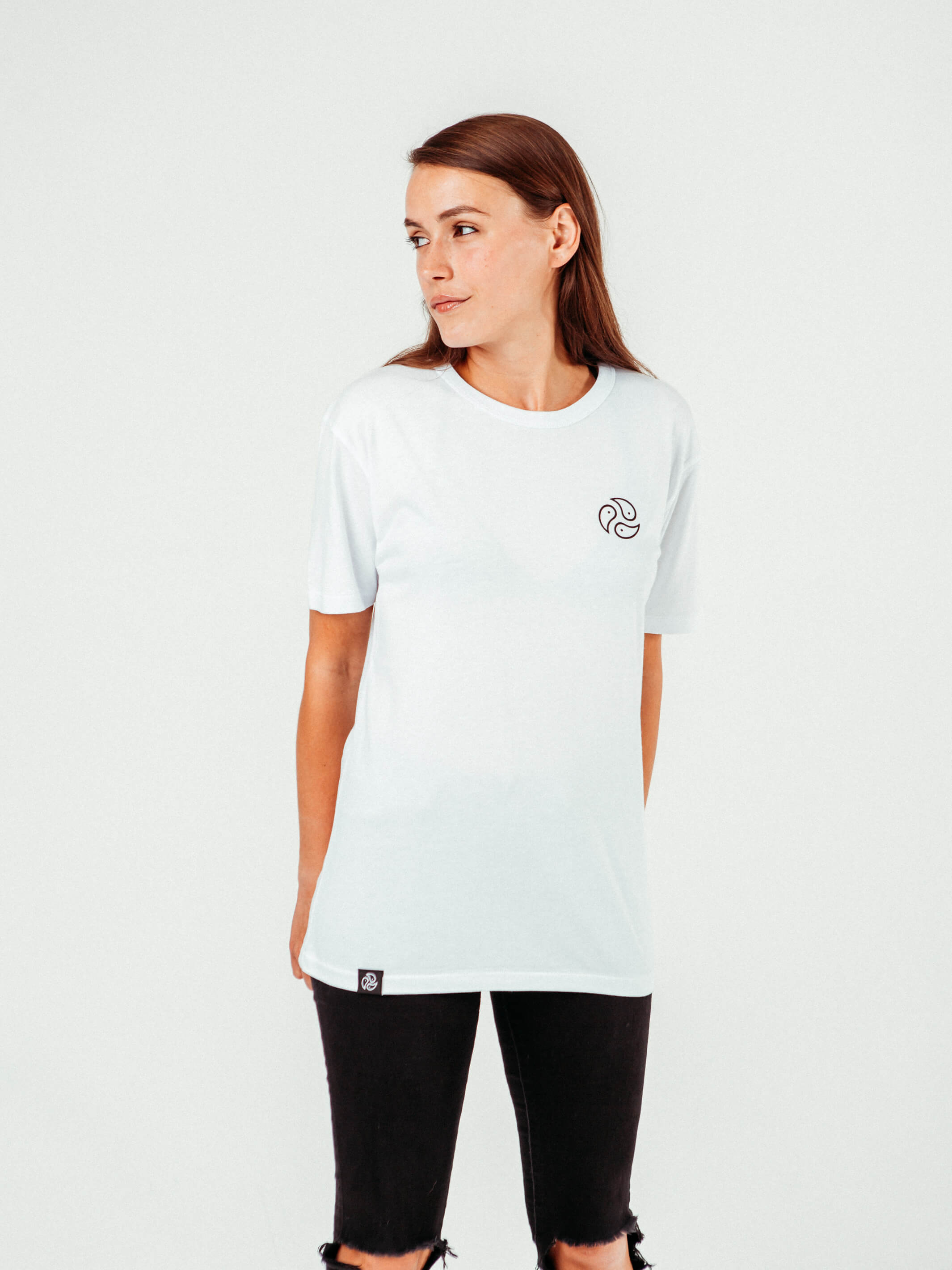 Classic White T-Shirt - TOMOTO #colour_white