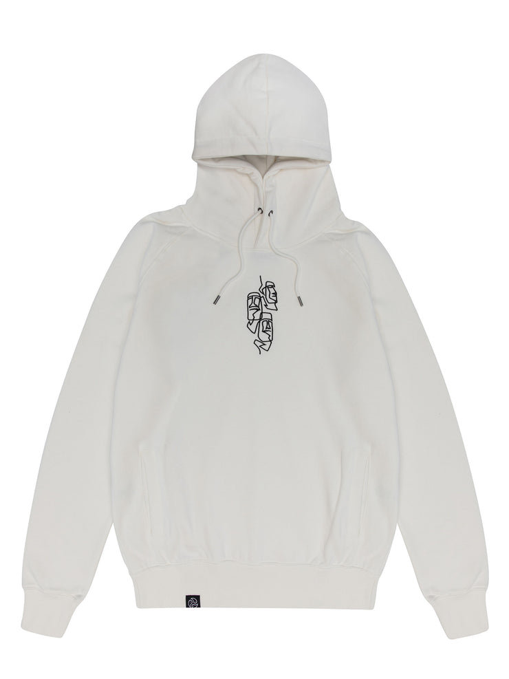 Heads Embroidered Hoodie - TOMOTO 