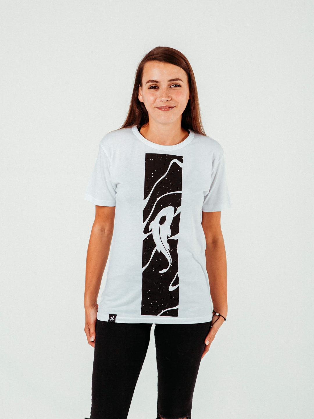 Koi Bamboo Tee - TOMOTO #colour_white