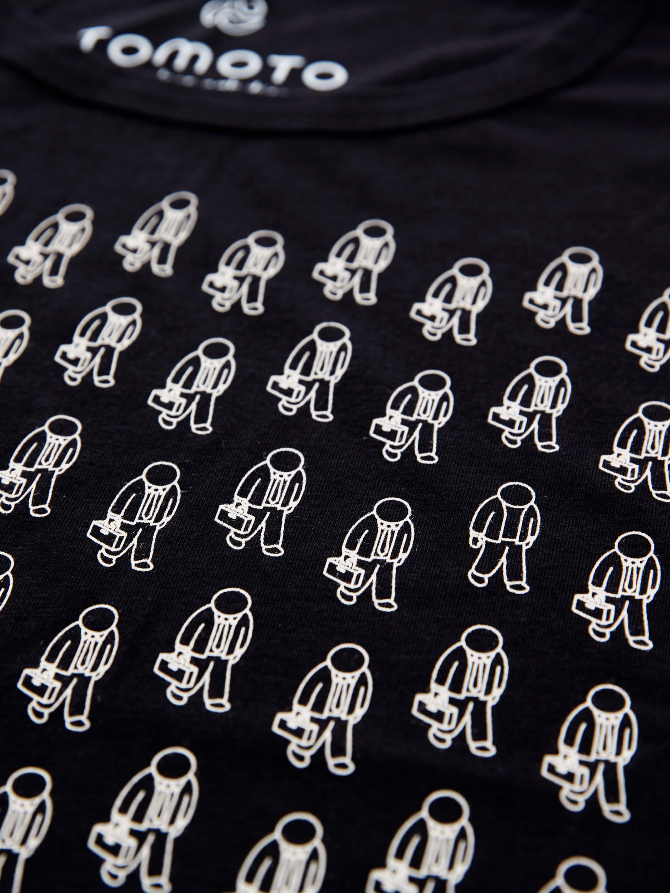 London Bamboo Tee - TOMOTO #colour_black