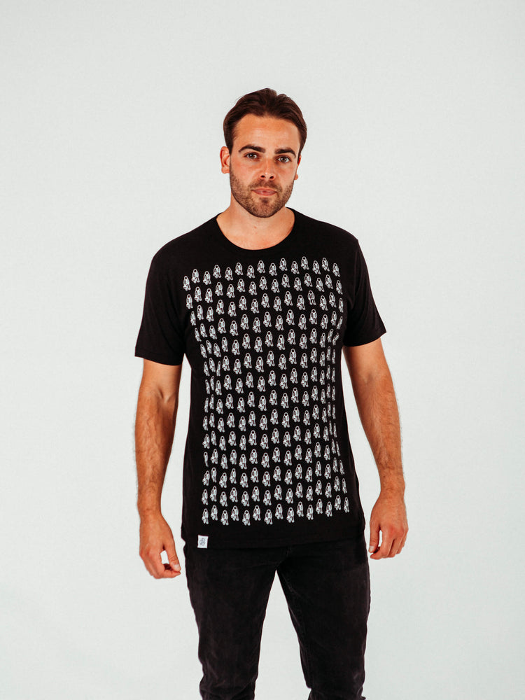 London Bamboo Tee - TOMOTO #colour_black