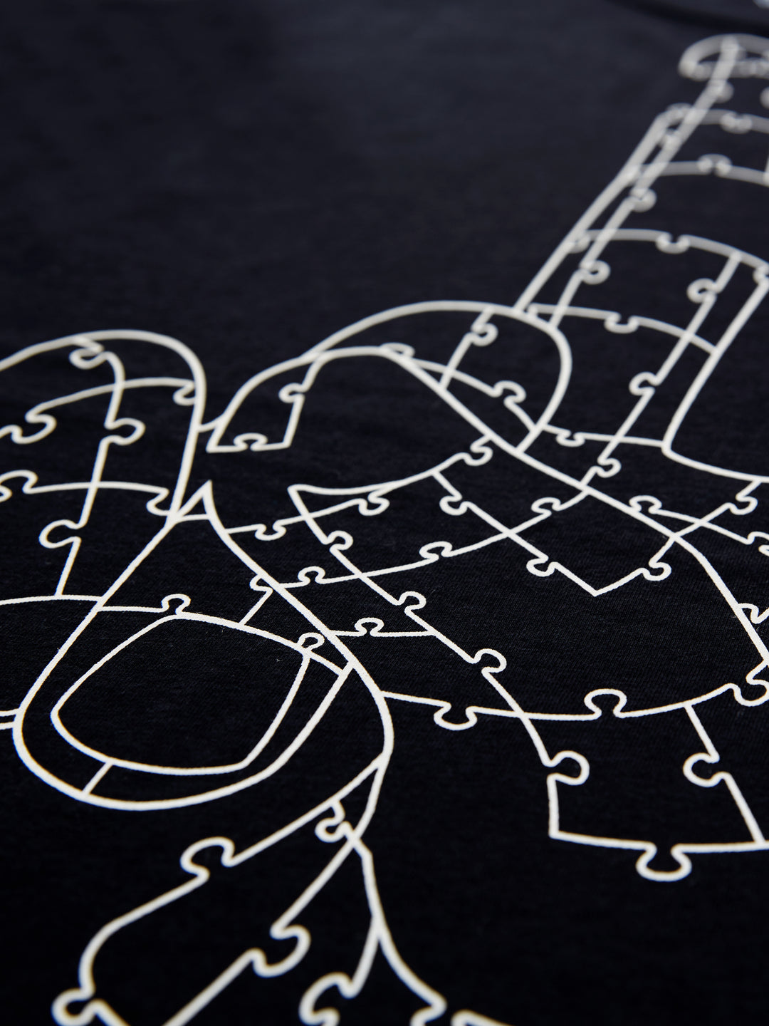 Peace Bamboo Tee - TOMOTO #colour_black