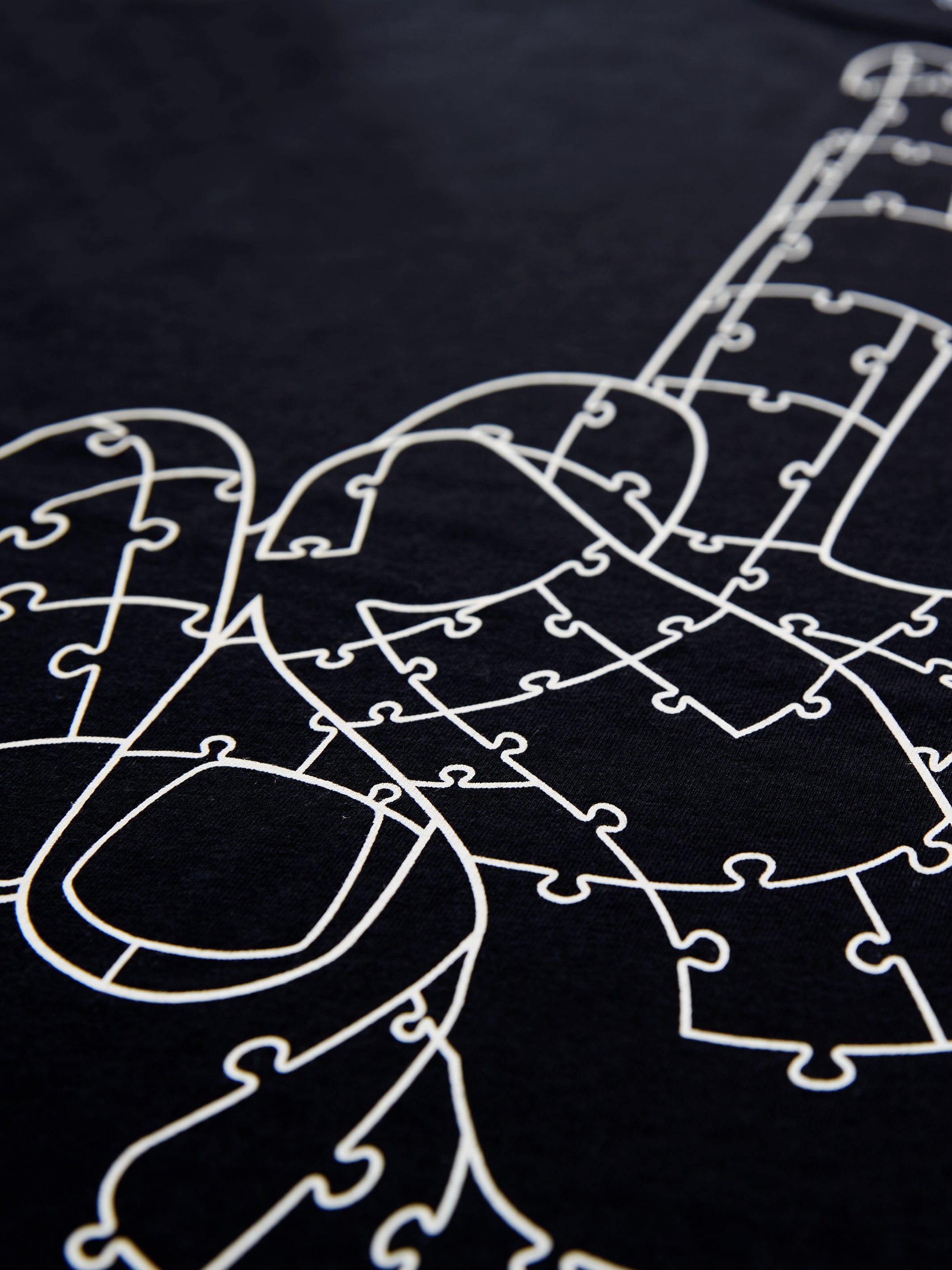 Peace Bamboo Tee - TOMOTO #colour_black