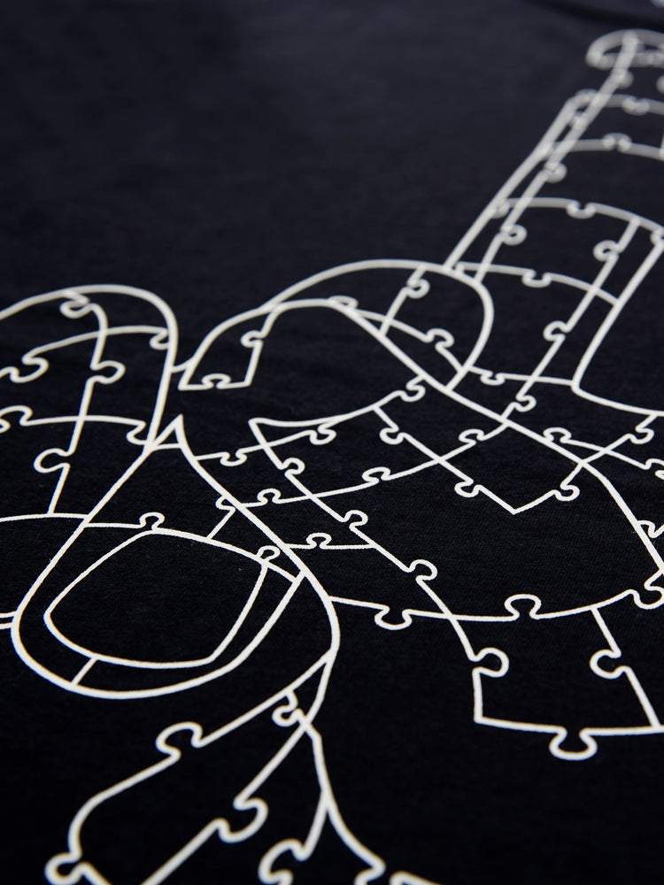 Peace Bamboo Tee - TOMOTO #colour_black