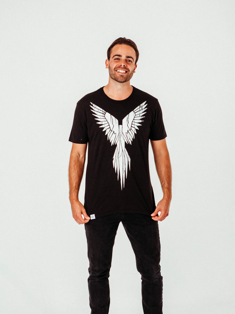 Phoenix T-Shirt - TOMOTO #colour_black
