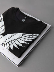 Phoenix T-Shirt - TOMOTO #colour_black