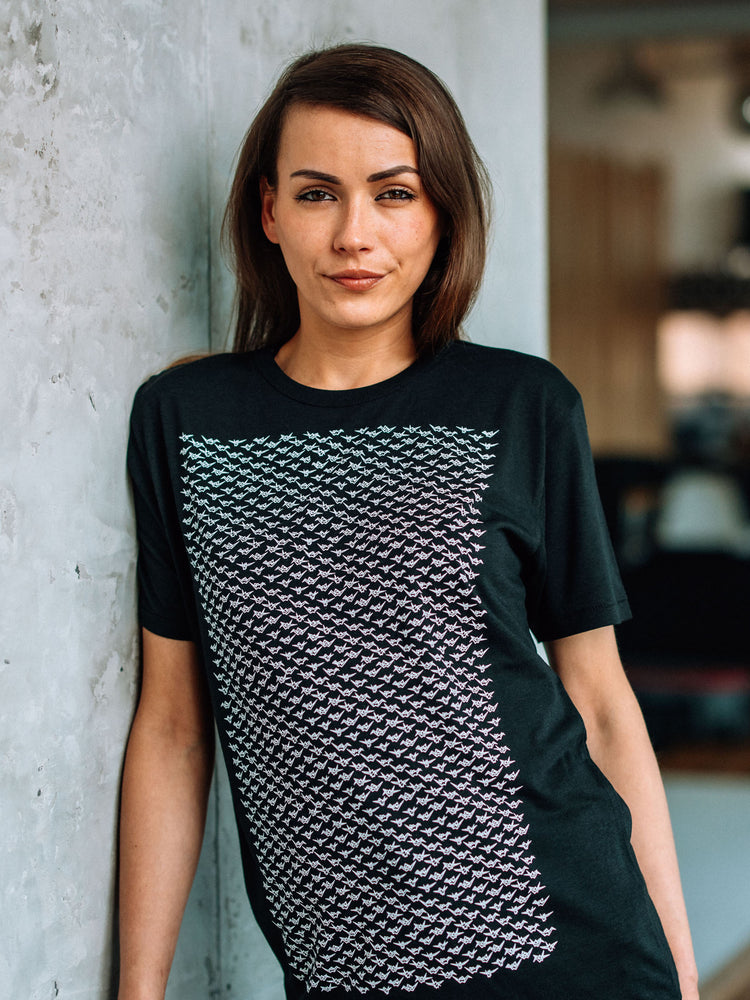 Cranes Bamboo Tee - TOMOTO