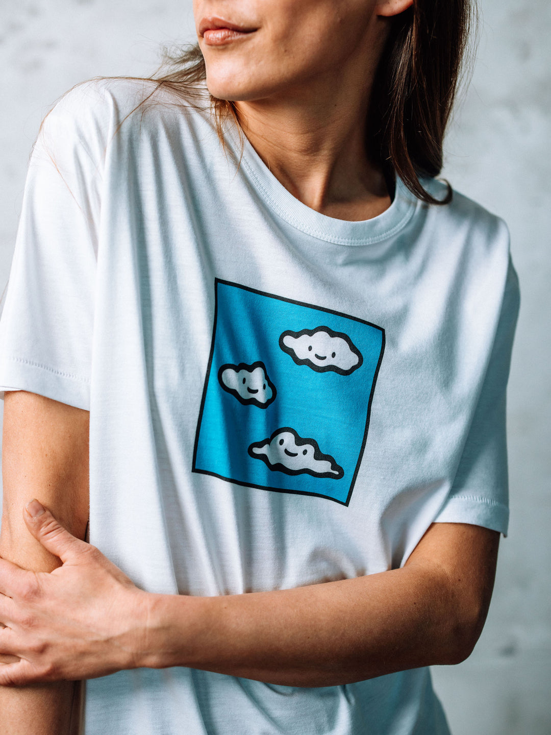 Clouds Bamboo Tee - TOMOTO