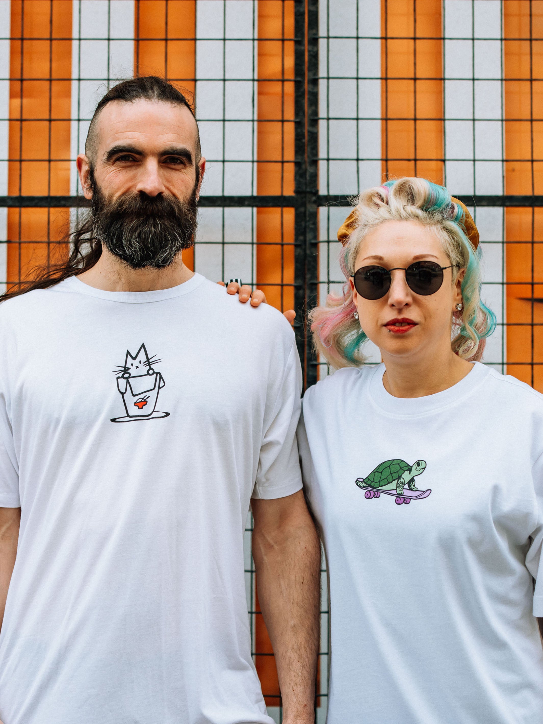 Noodle Cat Bamboo Tee - TOMOTO