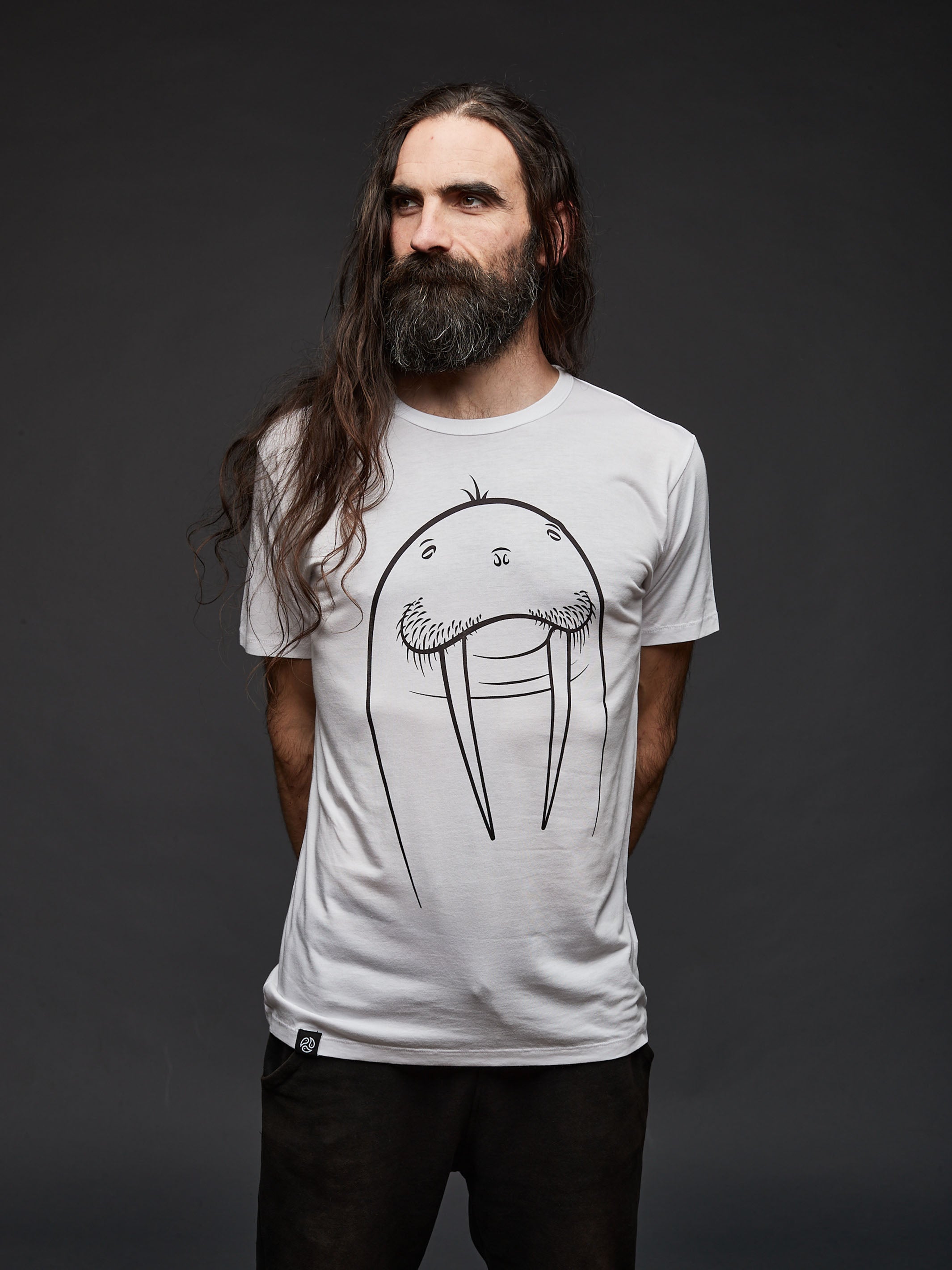 Walrus T-Shirt - TOMOTO #colour_white