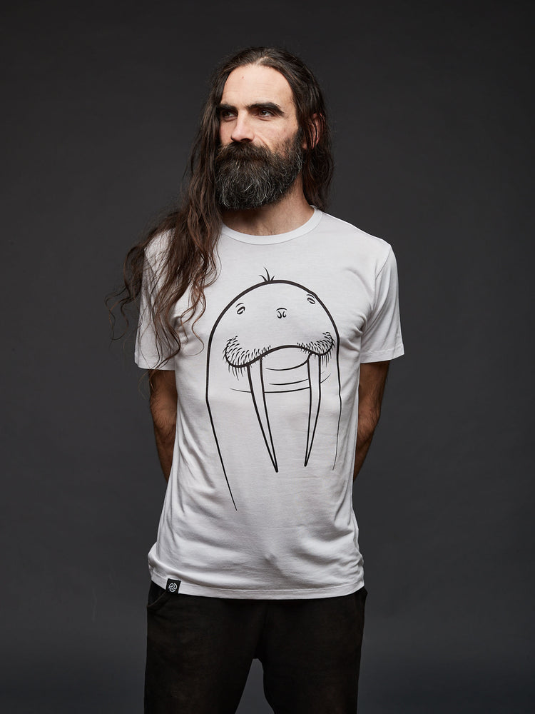 Walrus T-Shirt - TOMOTO #colour_white