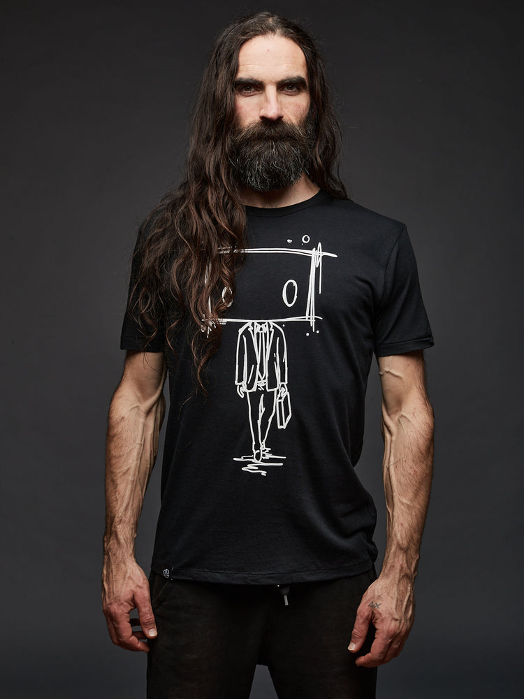 Boxman T-shirt - TOMOTO #colour_black