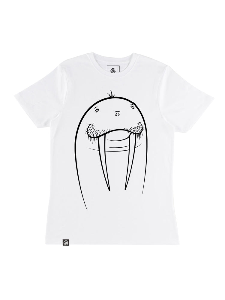 Walrus T-Shirt - TOMOTO #colour_white