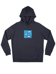 Clouds Oversized Hoodie - TOMOTO #colour_ink-grey