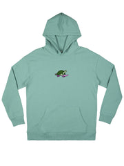 Turtle Oversized Organic Cotton Hoodie - TOMOTO #colour_sage-green