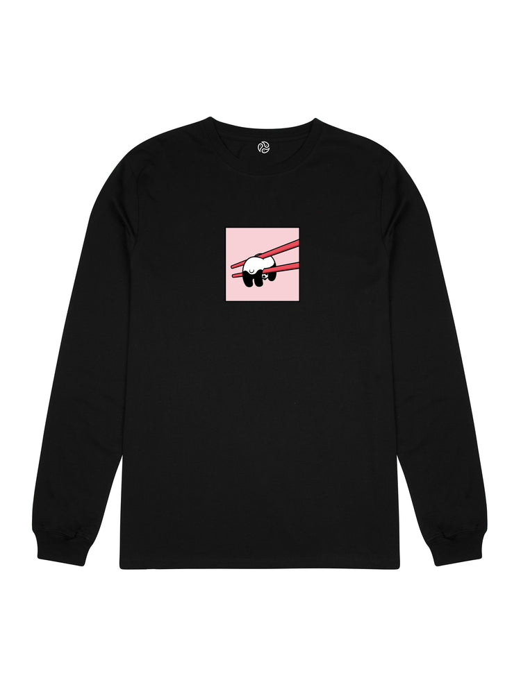 Panda Sushi Long Sleeve Tee - TOMOTO