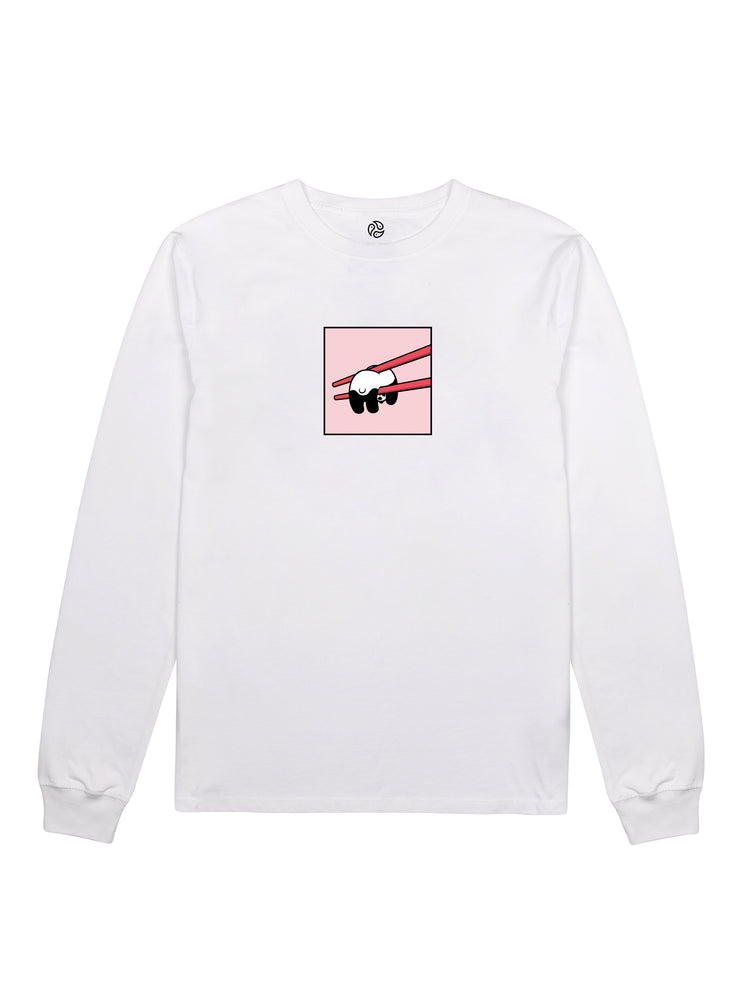 Panda Sushi Long Sleeve Tee - TOMOTO