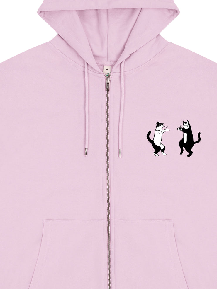 Dancing Cats Zip Hoodie