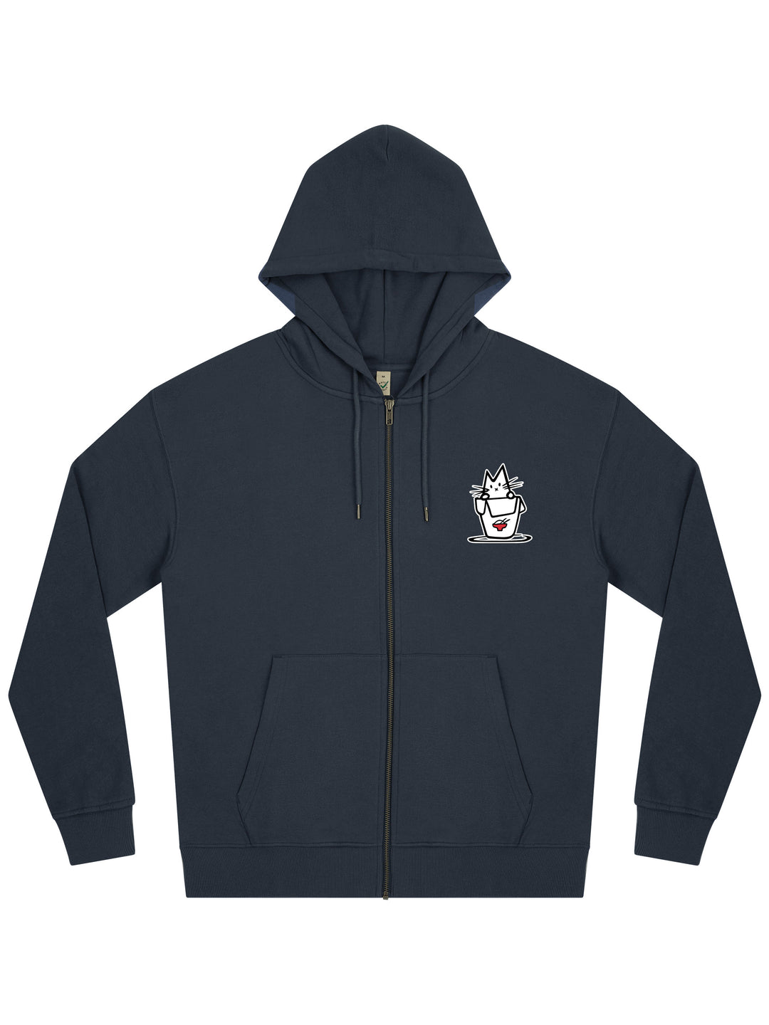 Noodle Cat Zip Hoodie - TOMOTO