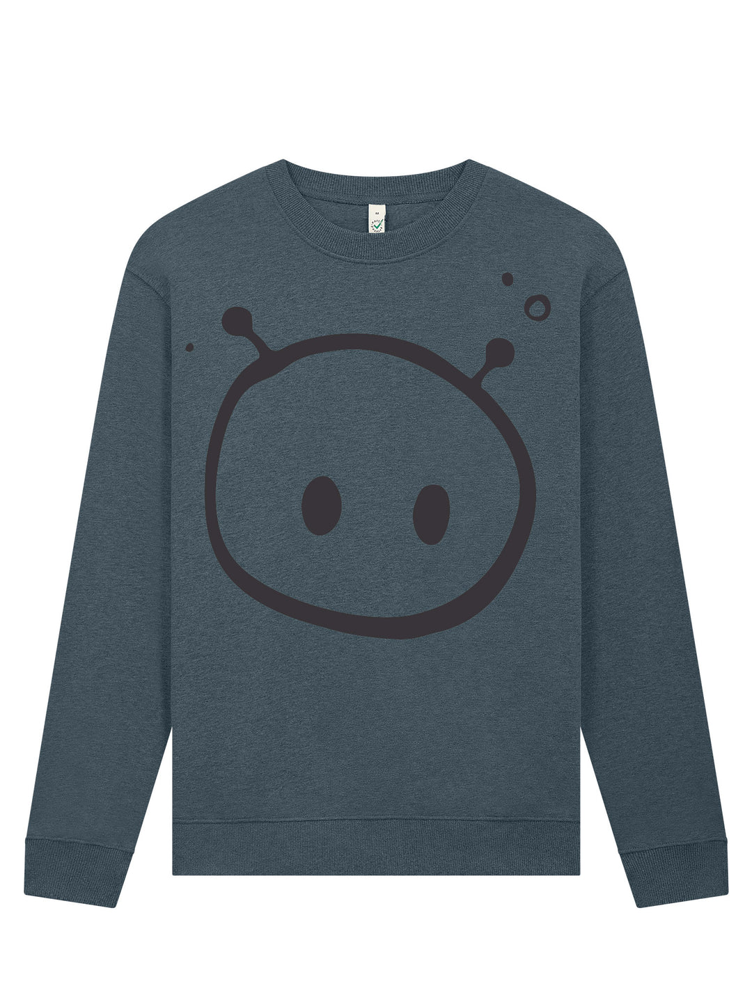 Alien Front Print Sweatshirt