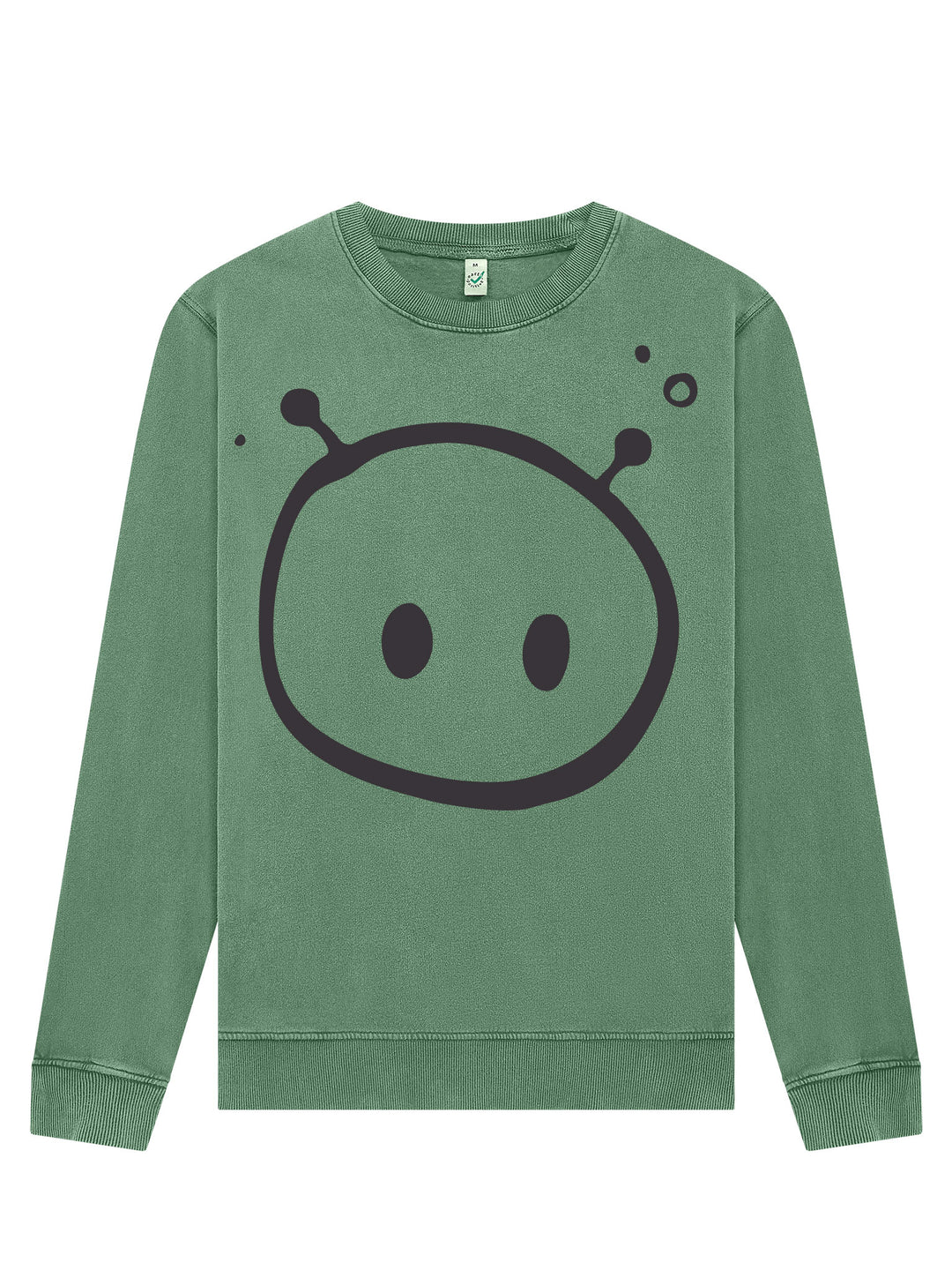 Alien Front Print Sweatshirt