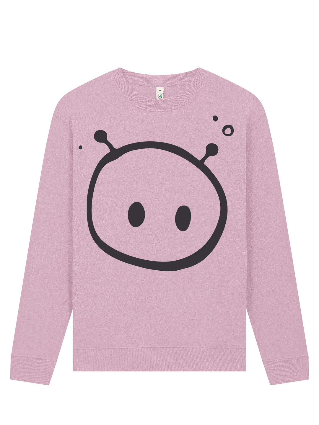 Alien Front Print Sweatshirt