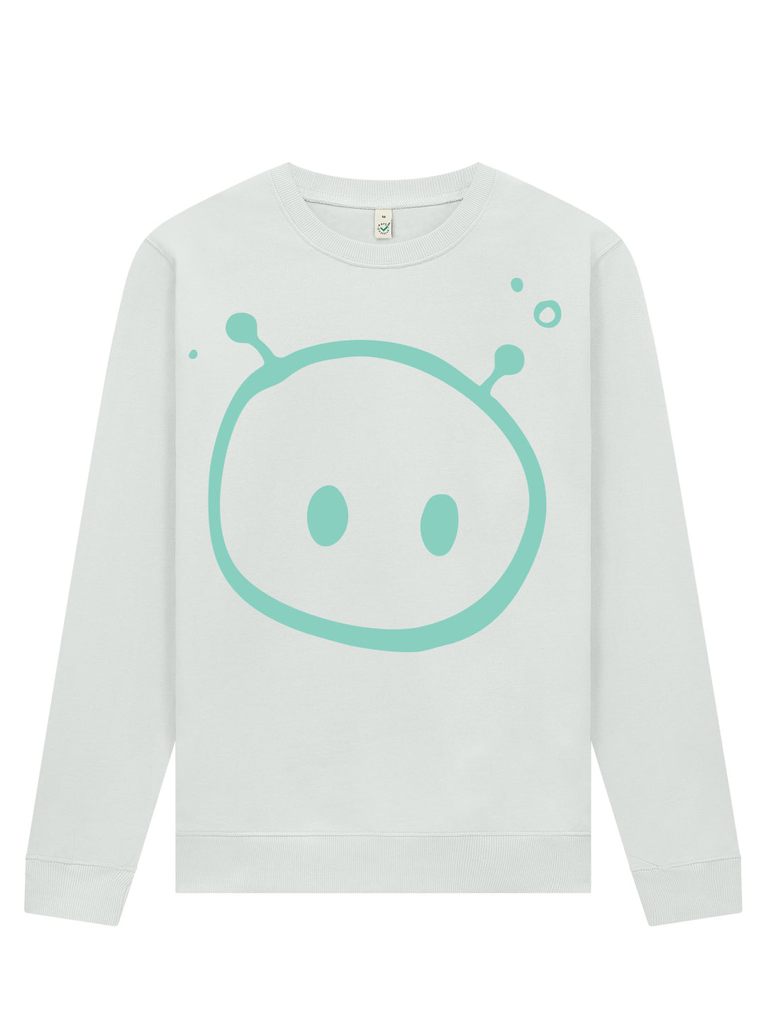 Alien Front Print Sweatshirt