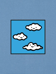 Clouds Oversized Hoodie - TOMOTO #colour_blue-dusk