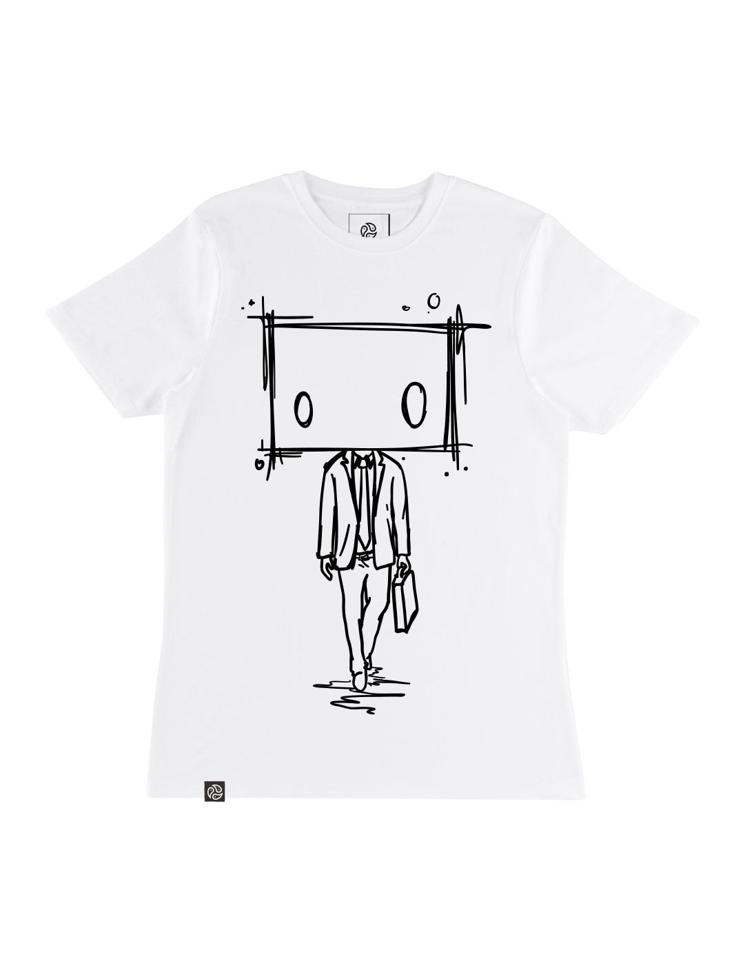 Boxman T-shirt - TOMOTO #colour_white