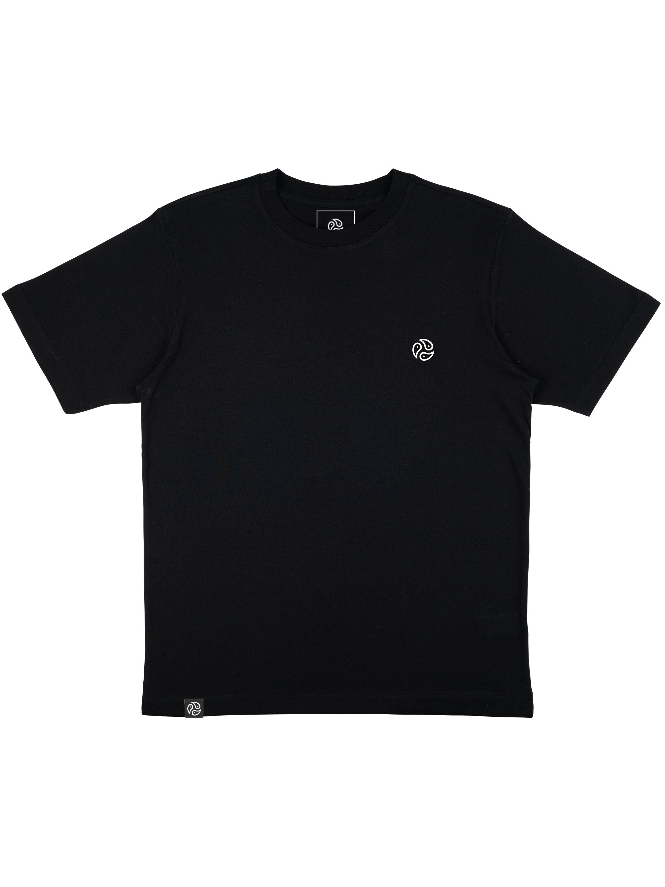 TOMOTO classic embroidered logo oversized t-shirt #colour_black