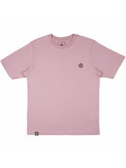 TOMOTO classic embroidered logo oversized t-shirt #colour_dusty-pink