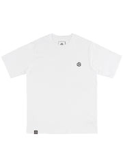 TOMOTO classic embroidered logo oversized t-shirt #colour_white