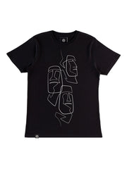 Heads T-Shirt - TOMOTO #colour_black