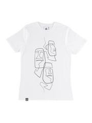 Heads T-Shirt - TOMOTO #colour_white
