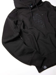 Heads Embroidered Hoodie - TOMOTO #colour_black