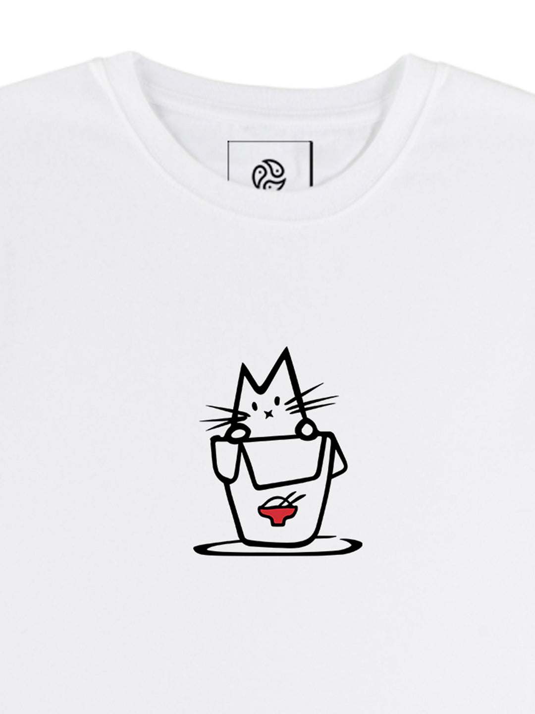 Noodle Cat Bamboo Tee - TOMOTO