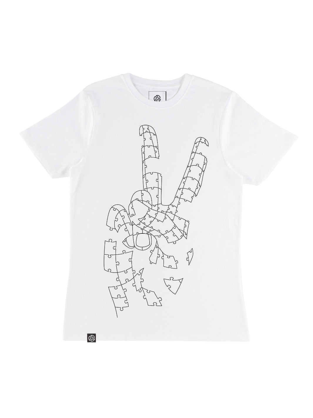 Peace Bamboo Tee - TOMOTO #colour_white