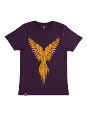 Phoenix T-Shirt - TOMOTO #colour_plum